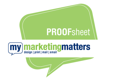 Proof Sheet | My Marketing Matters